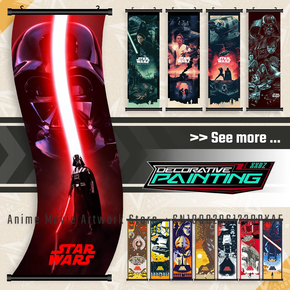 

Star Wars Full Range Movie Poster Wall Art Home Decoration Canvas Hanging Paintings HD Prints Scrolls Pictures For Living Room