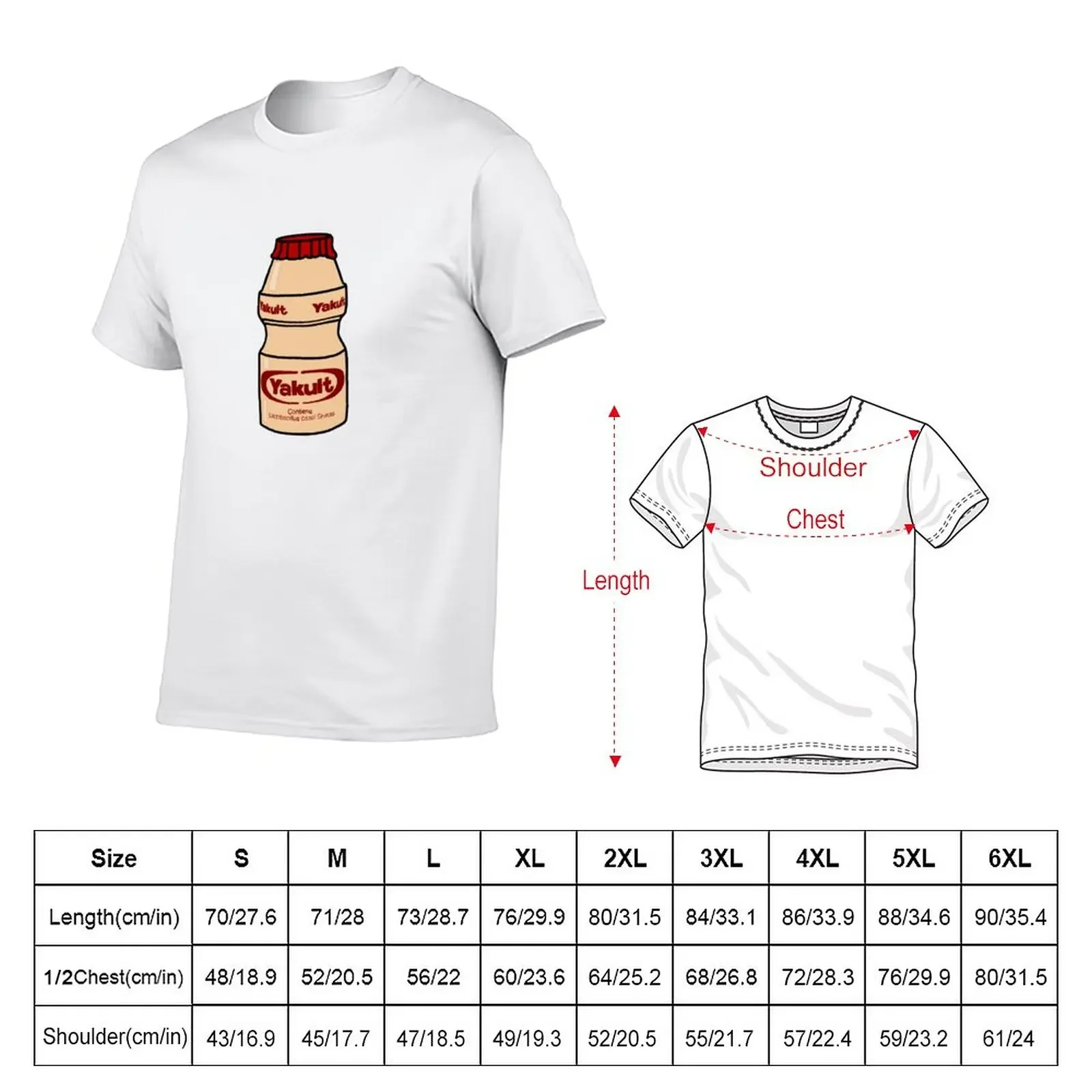 New Yakult Yogurt Drink T-Shirt graphic tee shirt graphic t shirts black t shirts for men