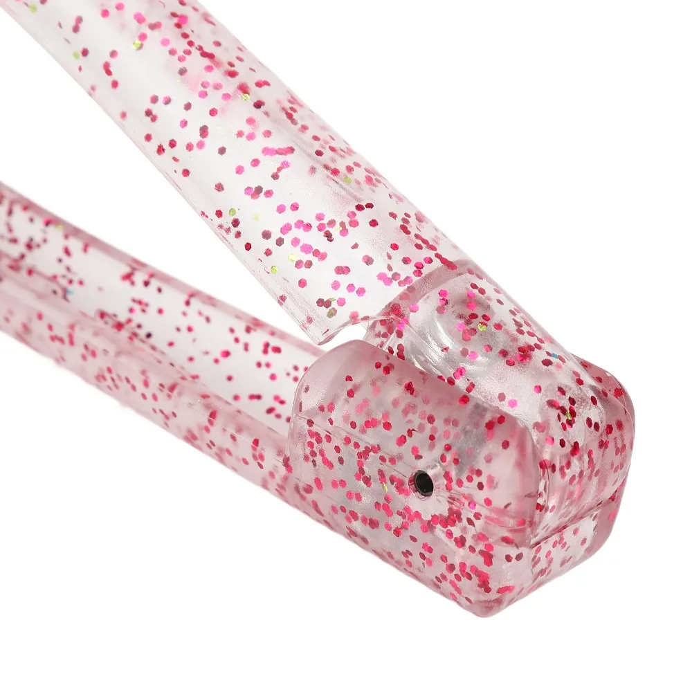 Rose Red Hair Straightening Splint Comb Soft Hair Professional Hair Straightener Clamp Brush Ergonomic Design Anti Static