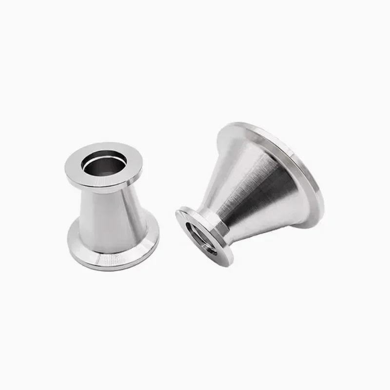 304 Stainless Steel Sanitary Pipe Fittings Beer Brewing Reducing Diameter Head Vacuum Reducing Pipe Adapter Kf16/25/40/50