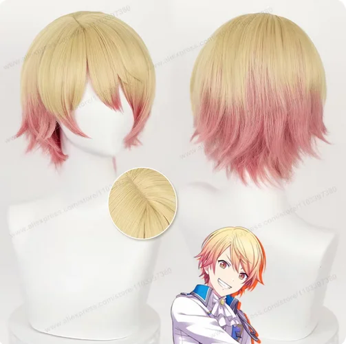 

Tenma Tsukasa Cosplay Wig 30cm Short Hair Anime Halloween Heat Resistant Synthetic Wigs