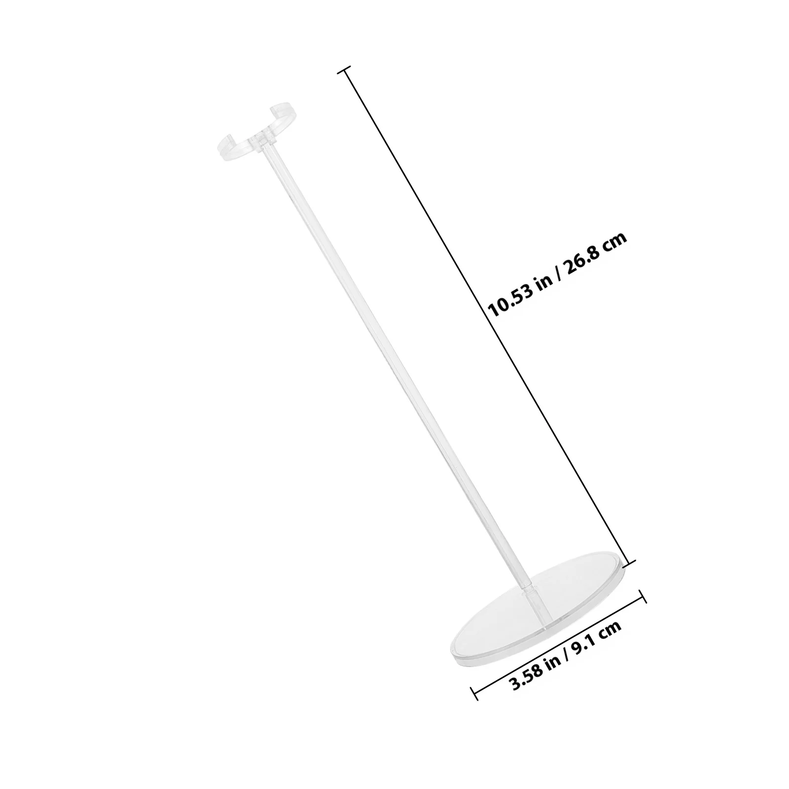 Clear Display Holder Transparent Acrylic Stand For Action Figures Stable Strong Practical Home Shop Decoration Use