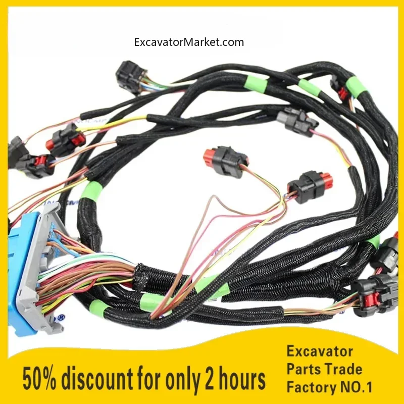 

296-4617 2964617 Engine Wiring Harness E320d C6.4 Cable Wiring Harness For Caterpillar Excavator Engine Wire Harness