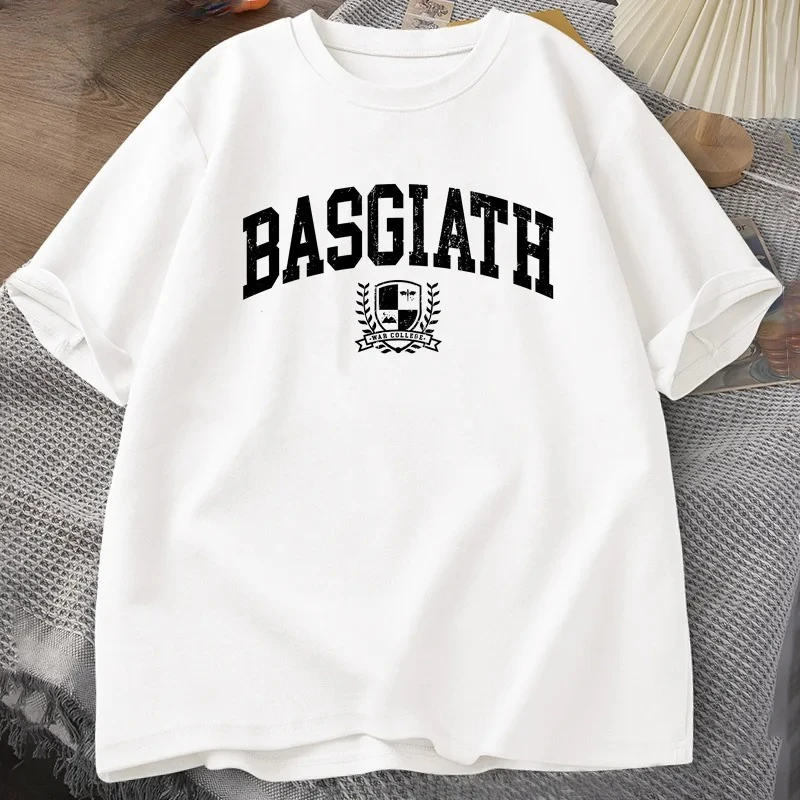 Basgiath War College Tshirts Fourth Wing T-shirt Violet Bookish Xaden Riorson T Shirt Fantasy Book Dragon Tees Asian Size S-5XL
