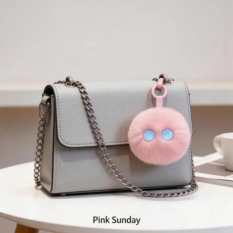 Multi-color Plush Ball Voice Interactive Robot Pendant Bag Decor STEM Educational Toy Kids Gift