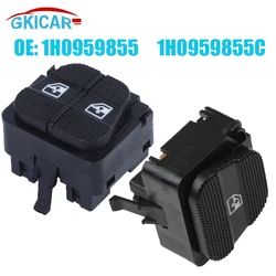 1H0959855 1H0959855C 1HD959855 Electric Master Window Switch Green Color Light For Volkswagen Golf