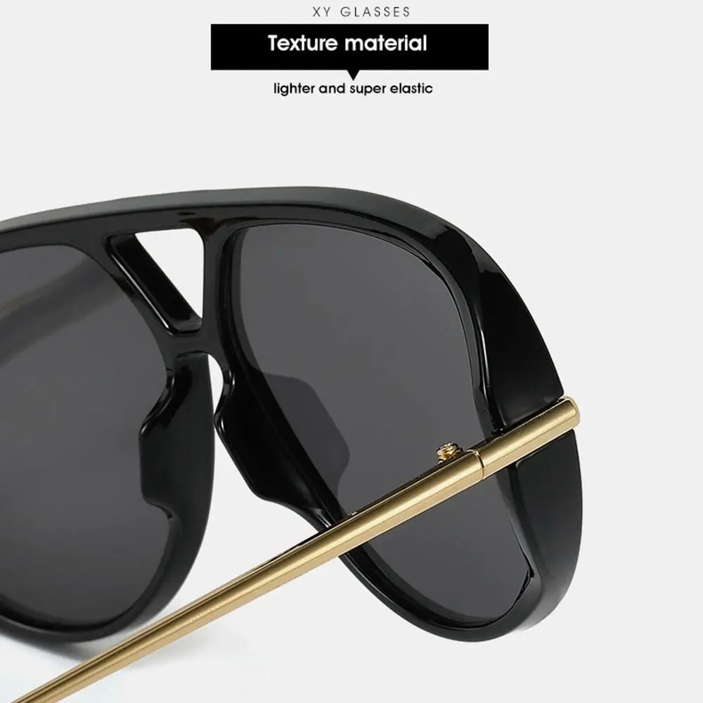 

Винтажные солнцезащитные очки с большой оправой неправильной формы, многоцветные линзы, легкие, ретро, UV400, для женщин