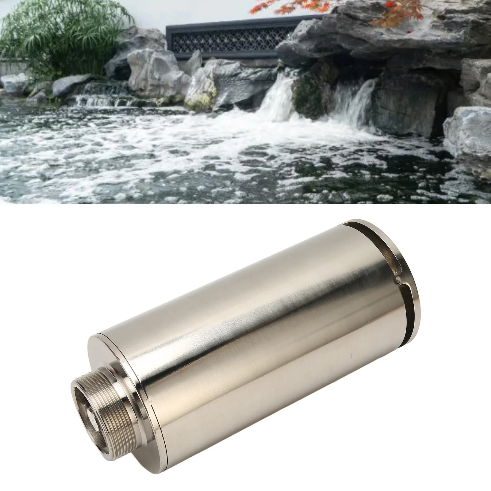 

Насадка для фонтана, декоративная насадка для фонтана, наружная резьба из нержавеющей стали 304, от 10 до 136 фунтов на квадратный дюйм, устойчивая к эрозии для пруда
