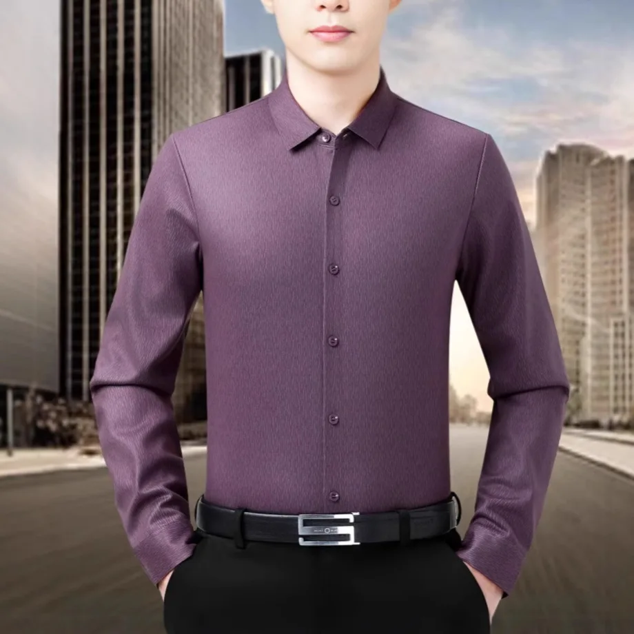 

High End Camere Long Sve irt for Men Autumn Faion Set Faionable Luxury Men's Clothing Long Sweater irt