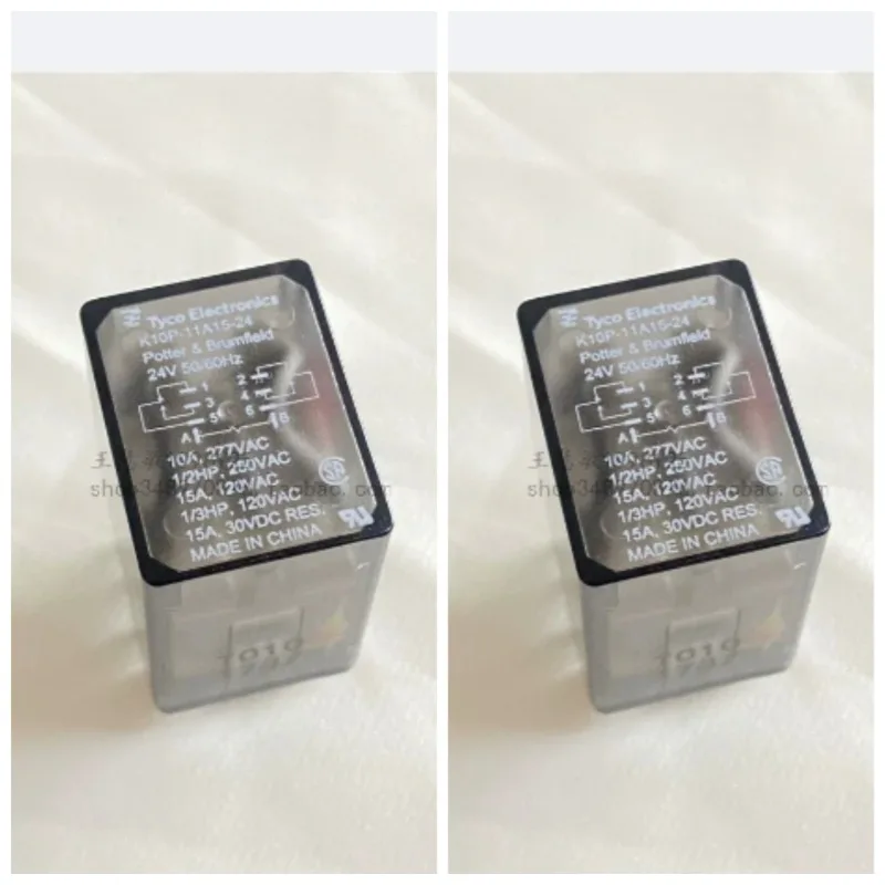 K10P-11A15-24 24V 15A Relay New Original For TE Potter & Brumfield 1Pc
