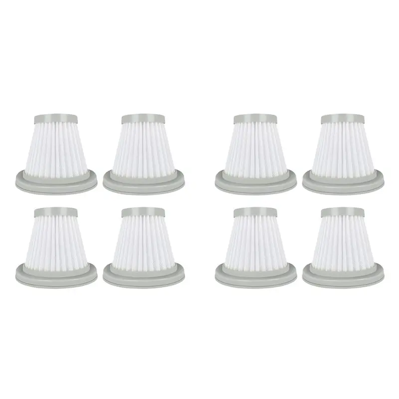 A50Q-Filters Vacuum Cleaner Washable HEPA Filter For Deerma DX118C DX128C Vacuum Cleaner Accessories 8Pcs