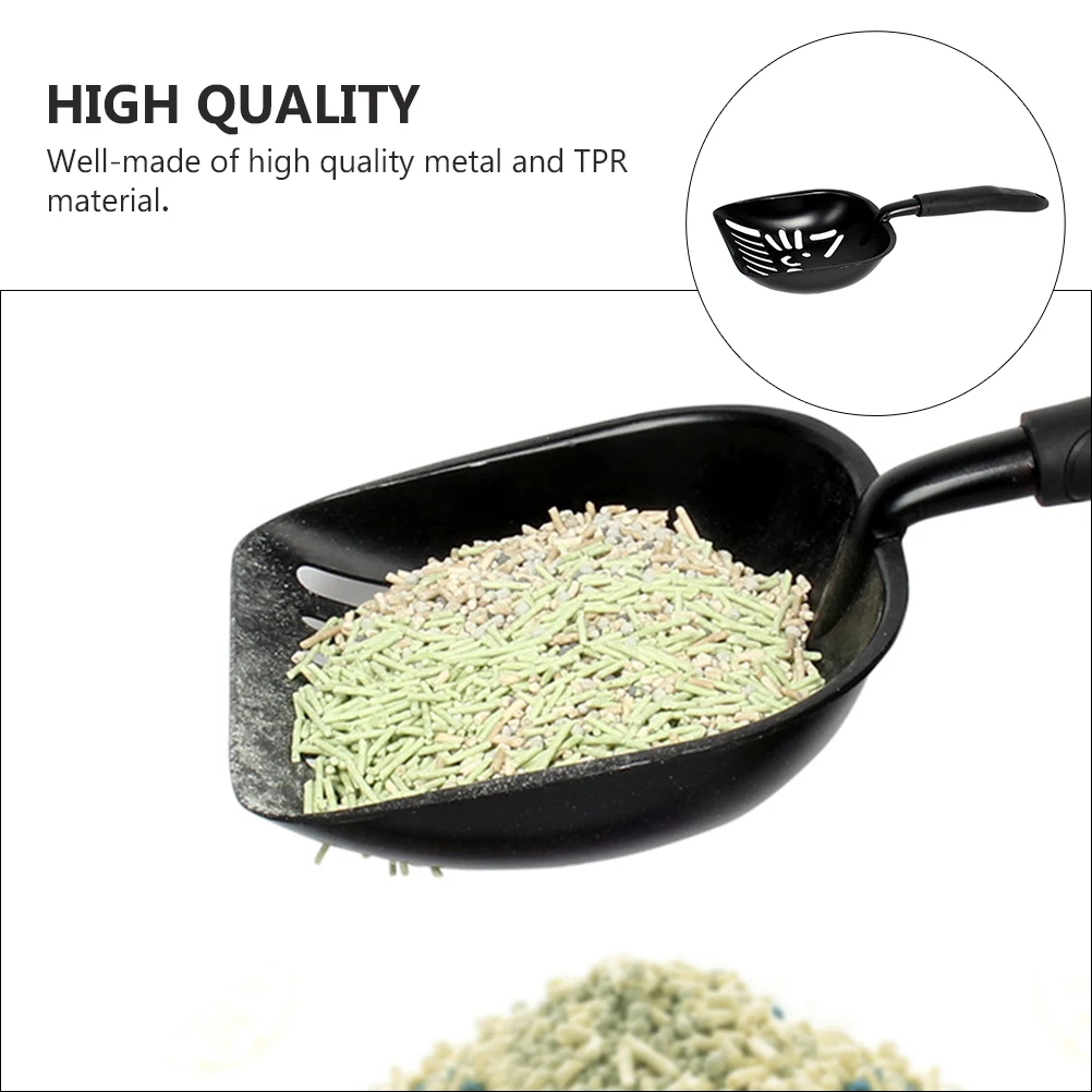 

Metal Litter Scoop Wear Resistant Sturdy Space Saving Easy Clean Pet Cleaning Shovel For Owners Kitten Litter Scooper Cat Poop