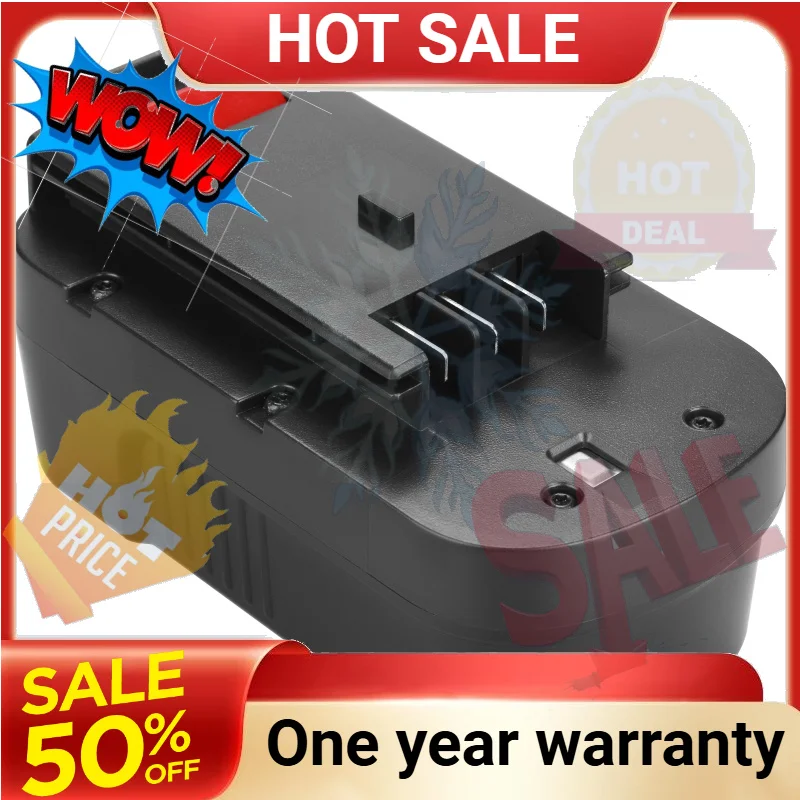 SWZY 18V 1Pcs 3.0Ah Ni-CD HPB18 Replacement Battery for Black and Decker HPB18 244760-00 A1718 FS180BX FS18BX FSB18
