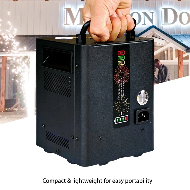 2026 400W 5200mAh  Cold Spark Spray 3 Meters Remote Control Wireless Sparkler Machine for Party Wedding Event