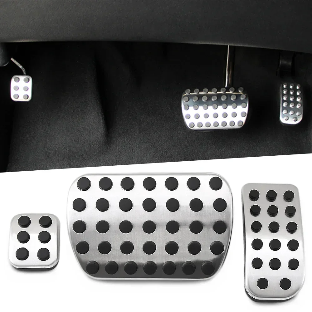 Stainless steel Car Pedal Pads Cover for Mercedes Benz V Class Vito Metris Viano W639 W447 Accessories Car Styling