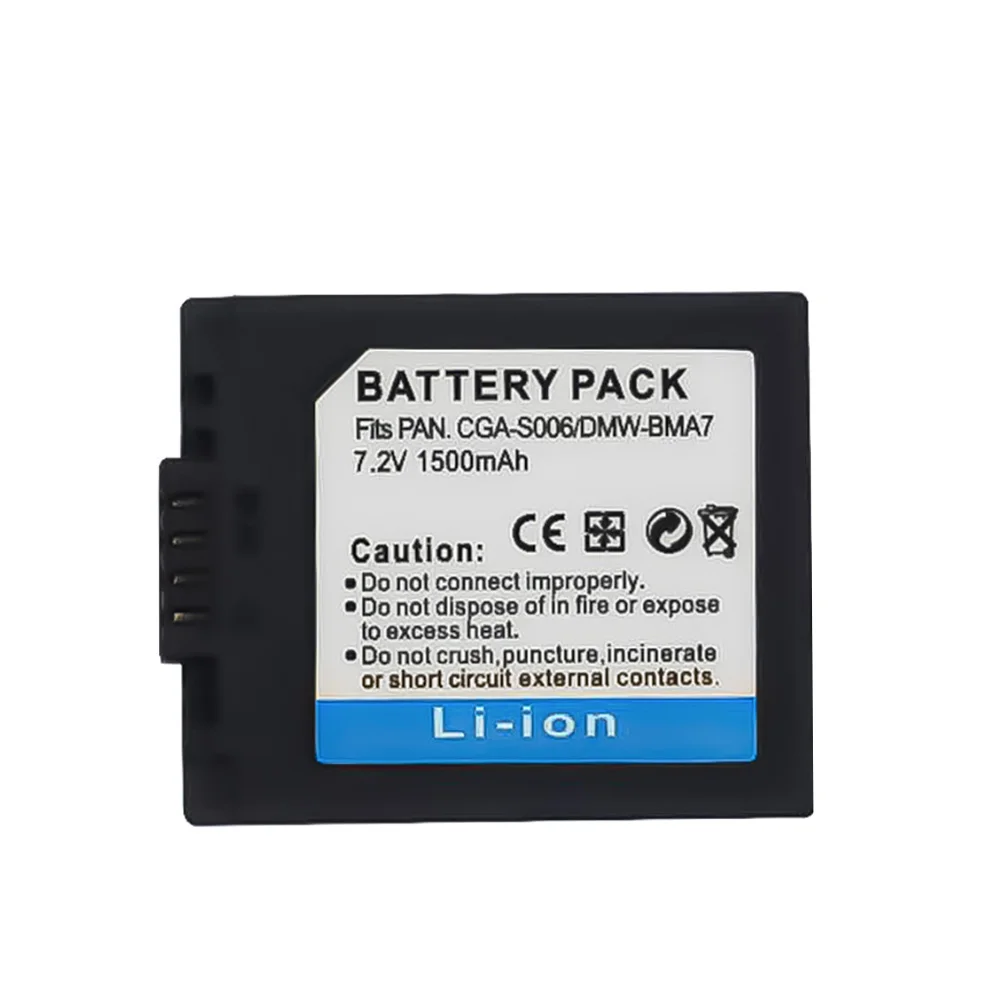 

CGA-S006E CGR S006E CGR-S006 BMW BMA7 Camera Li-ion Battery For Panasonic Lumix DMC FZ28 FZ30 FZ35 FZ50 Rechargeable batteries