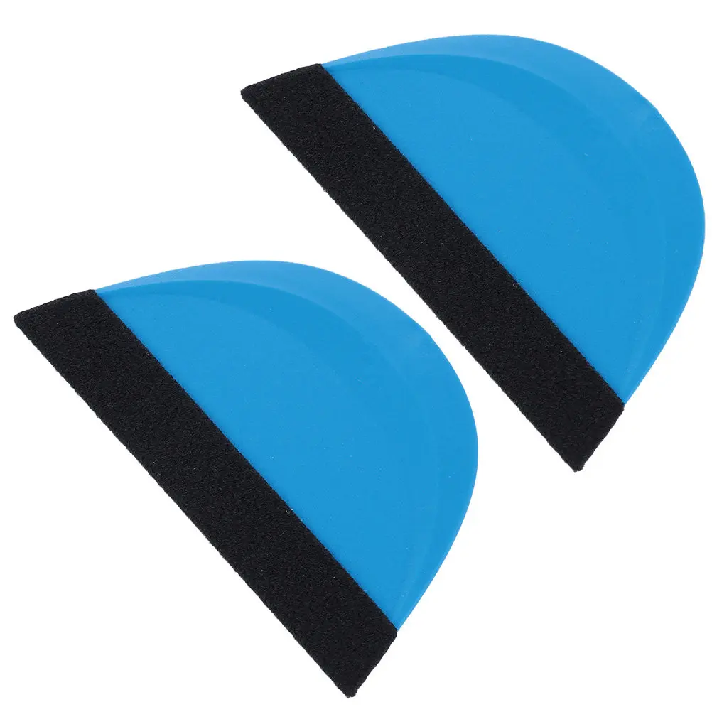 2Pcs Car Film Scrapers Felt Edge Plastic Squeegee Professional Car Vinyl Scraper Wrapping Tool Vehicle Film Sticking