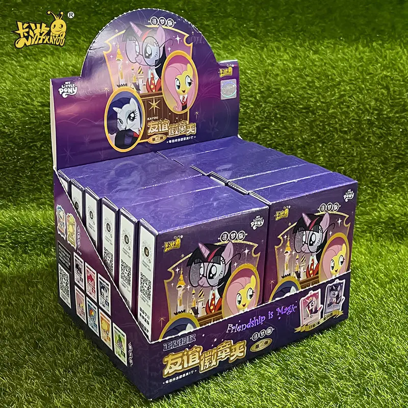 In Magazzino Kayou Genuino My Little Pony Card Dream Seeking Badge Clip Raccogliere Spilla Giocattolo Regalo Anime Cieco Scatola Per I Bambini Giocattoli Regali