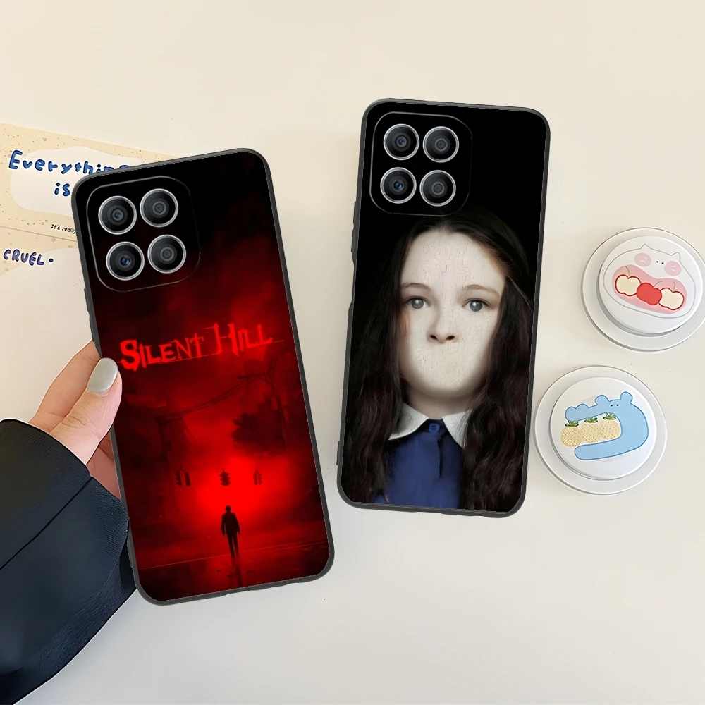 Silent Hill Painting Mobile Cell Phone Case for Huawei Honor 90 80 70 60 50 30 20 10 9 8 7 Pro S SE Lite 5G Black Cover Shell