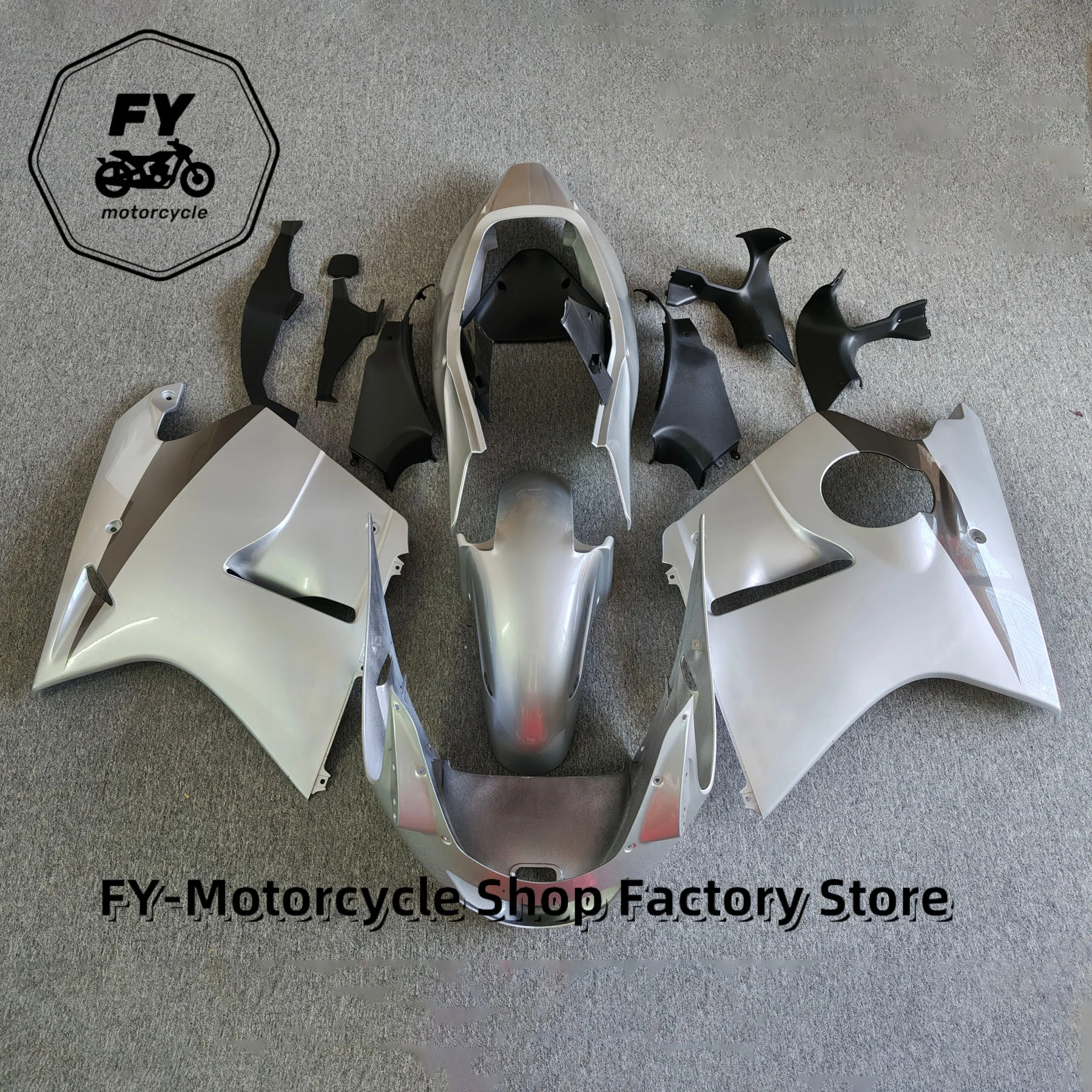 ABS Injection Motorcycle Full Fairing Kit Bodywork Blackbird Silver Fit For HONDA CBR1100XX CBR 1100XX CBR1100 XX 1996-2006 2007