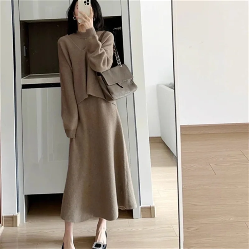 

Full Set of Autumn and Winter Haute Couture French Kikyo Early Autumn Women's 2023 Dress Two-piece Set Women Dress