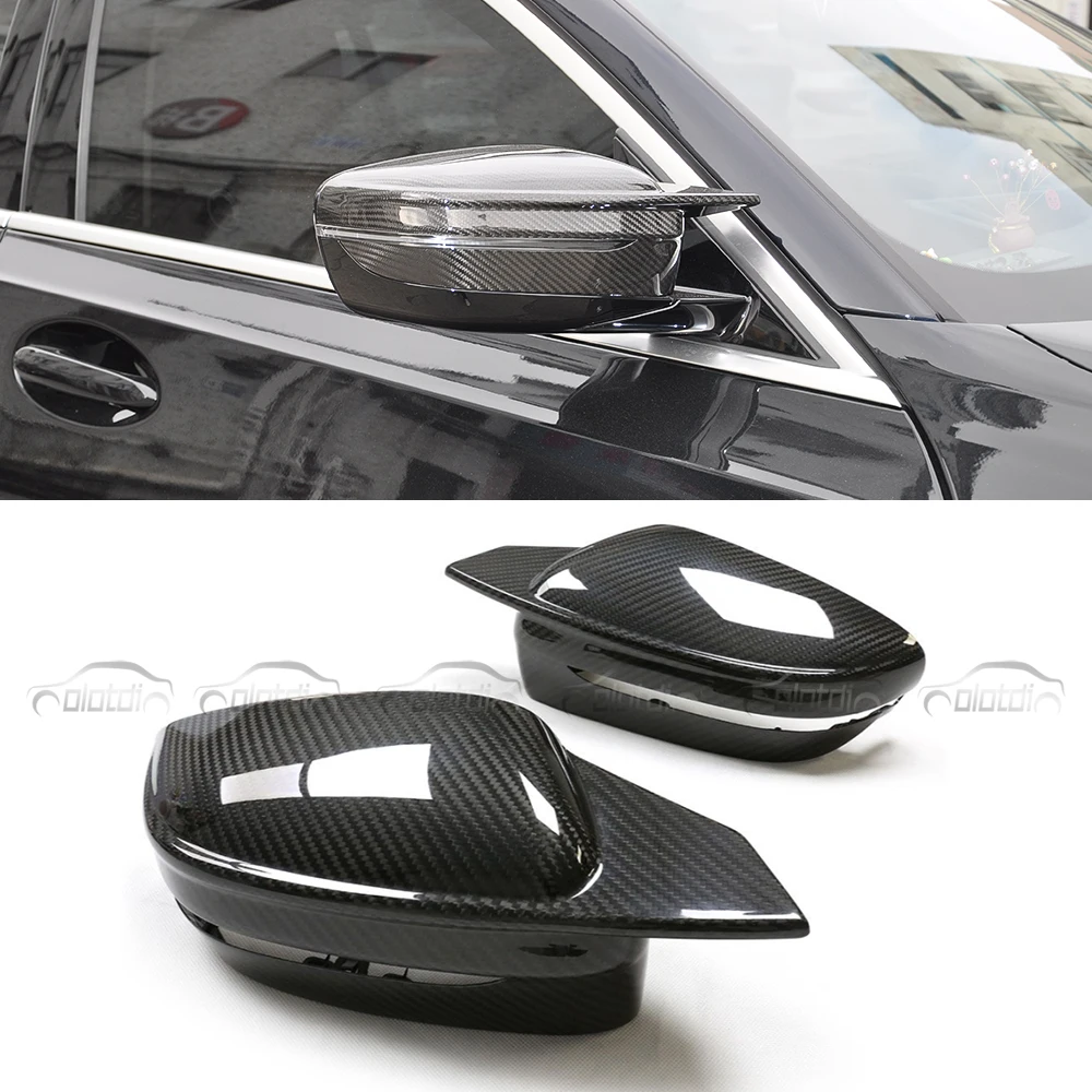 G20 LCI Dry Carbon Replacement Side Door Wing Mirror Covers Caps Housing 2022+ Auto Tuning