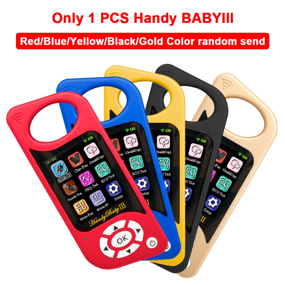JYGC Handy BabyIII Car Key Programmer Free 96Bit 48 Funtion Remotes Generate for 4D 46 47 48 8A King Super Red Chip Clone Wifi