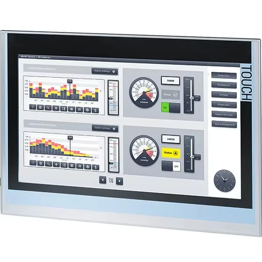 New Original Intelligent Panel HMI KP1200 Comfort - 12-inch Wide-screen TFT Display 6AV2124-1MC01-0AX0 - view 3