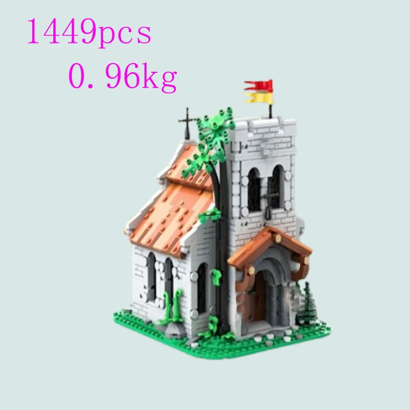 Spot kleine deeltjes assemblage bouwstenen MOC-148116 153931 middeleeuwse rivierooster brug DIY educatief speelgoed assemblage mod