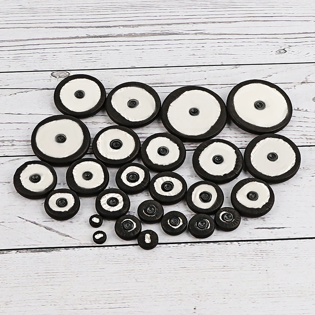 

25 Pcs Versatile Saxophone Key Pads Thick Faux Cushions Easy Replacement Stylish Instrument Accessories Music Parts