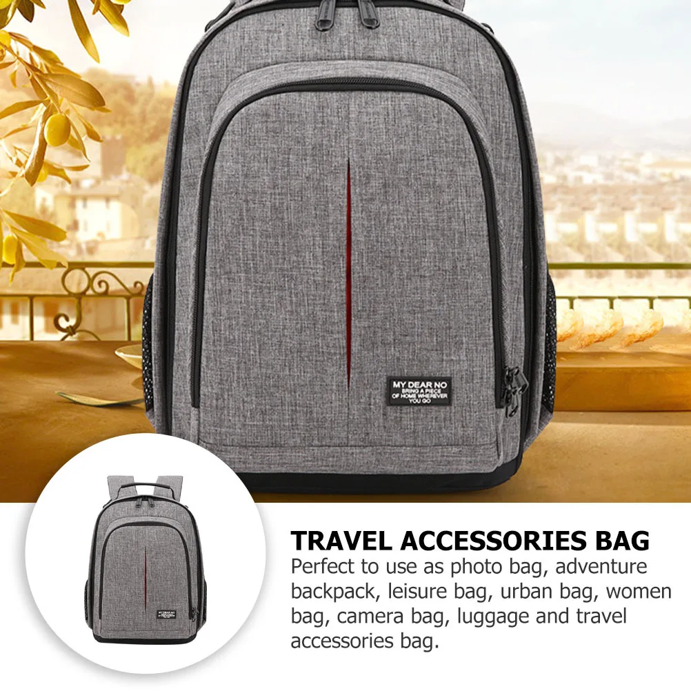

1pc Waterproof Camera Backpack, Travel Carrying Bag, Photography Bag, Shoulder Handbag, Adventure Luggage Case