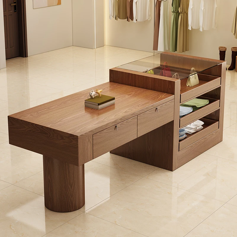 wood modern reception desks de - Home Office Tienda recension och pris