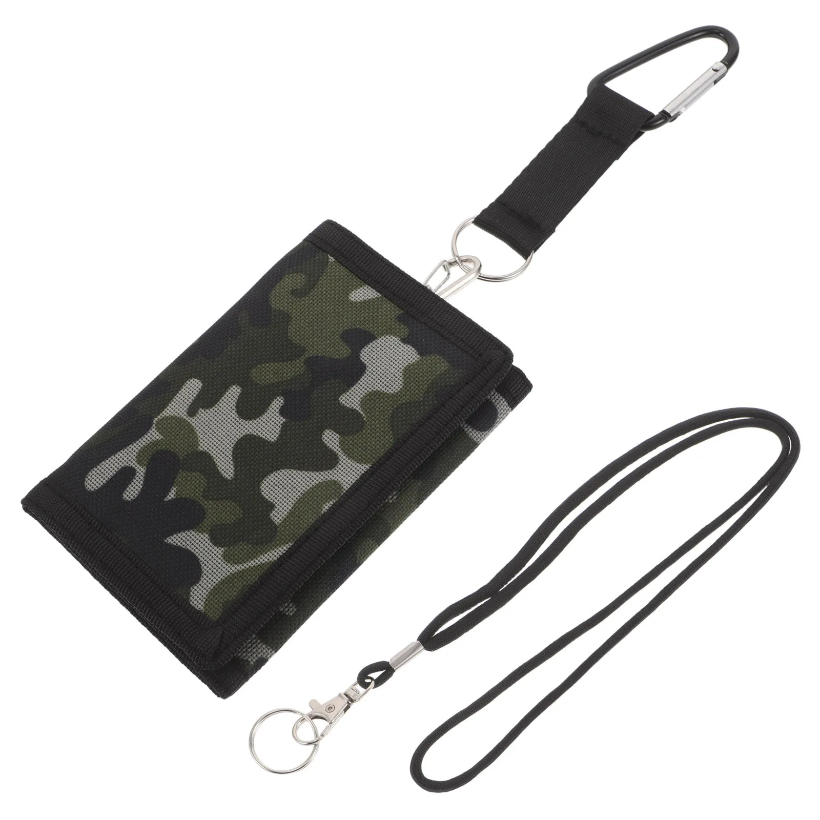 

Camouflage Folding Wallet For Men: Portable Outdoor Credit Card Holder With Keychain Travel Coin Pouch Organizer Sports Purse
