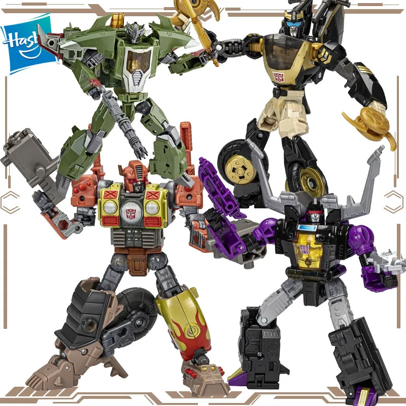 

Hasbro Genuine Transformers Skyquake Crashbar Prowl Crosscut Nemnsis Prime Action Figure Collectible Model Toys for Boys Gift