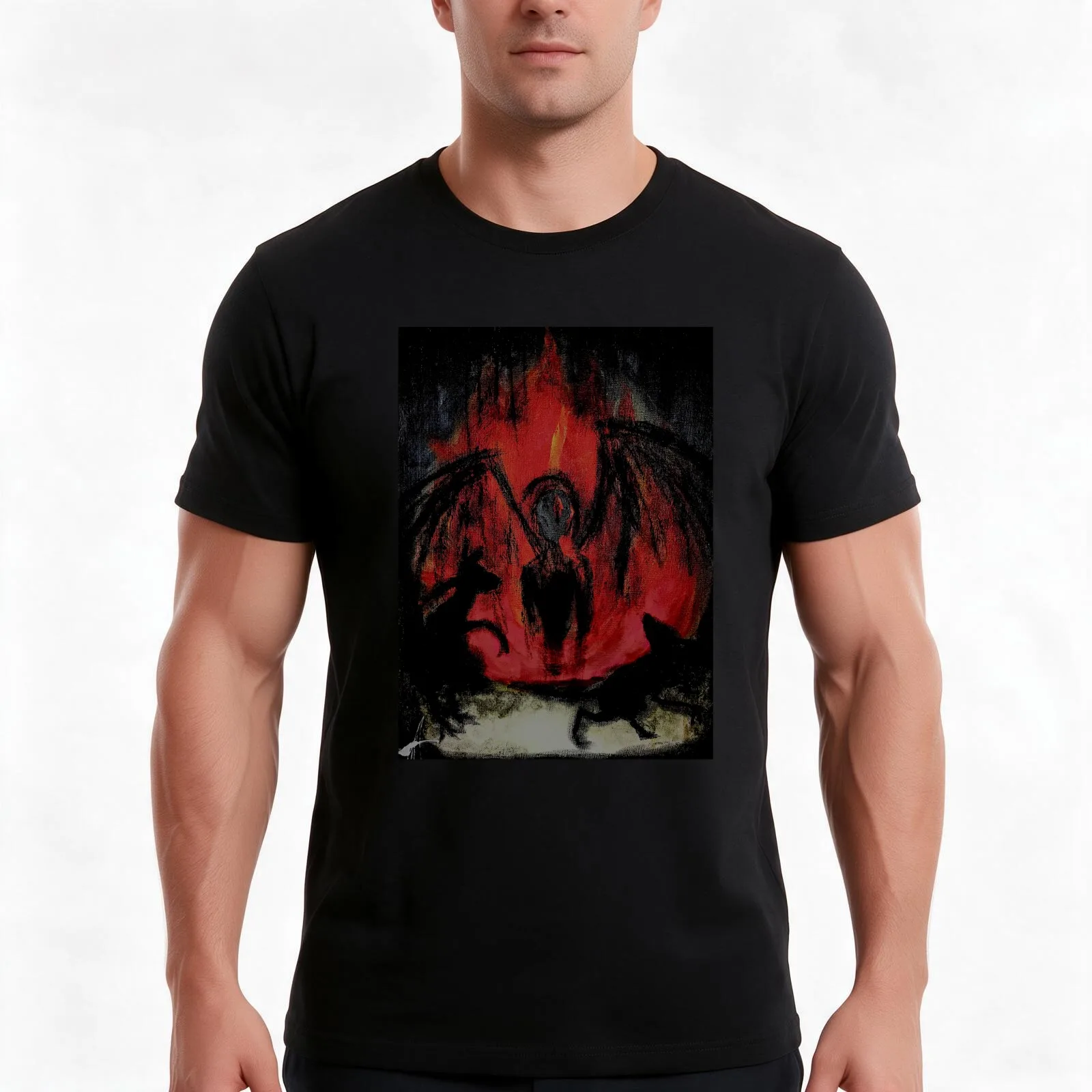 Summon Me T-Shirt Summer Casual Cotton Tee Oversized Streetwear Tops Vintage Graphic Print Loose Fit Short Sleeve