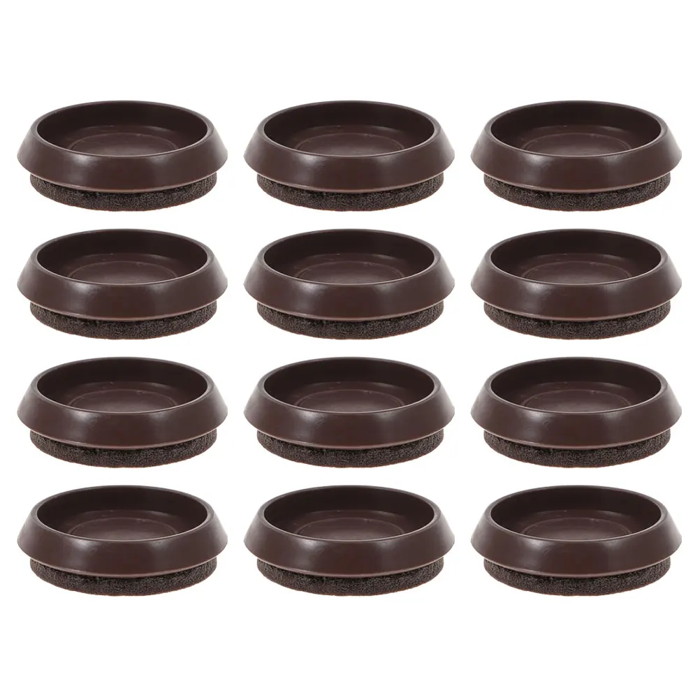 

12pcs Anti slip Caster Cups Furniture Protectors Durable Pads Non slip Chair Feet Floor Protector Stoppers Wheel