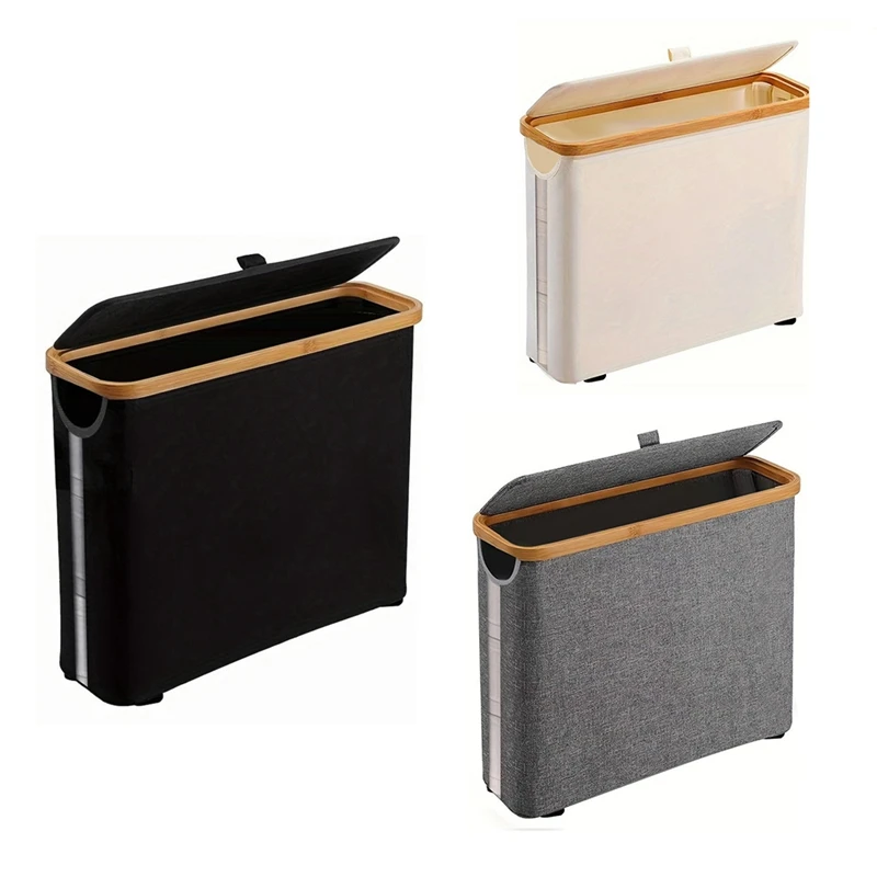 El mejor contenedor de papel higiénico, contenedor de papel higiénico para baño, contenedor de almacenamiento de papel higiénico con tapa, cesta organizadora de papel higiénico