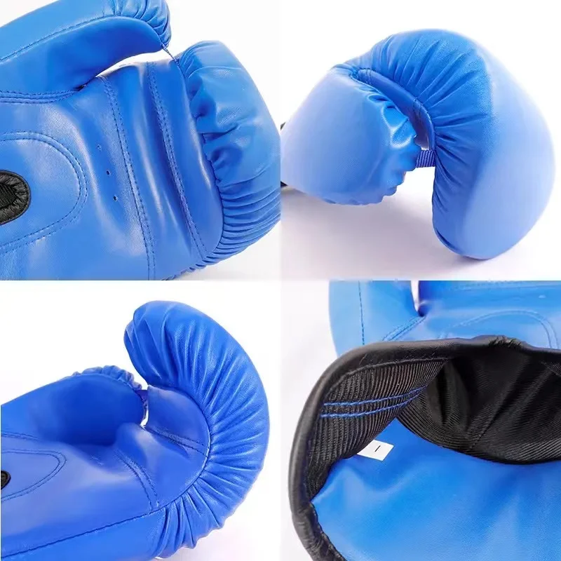 6/8/10/12/14oz Professional Boxing Gloves Thickened PU Muay Thai Sanda MMA Training Gloves Boxing Training Accessories