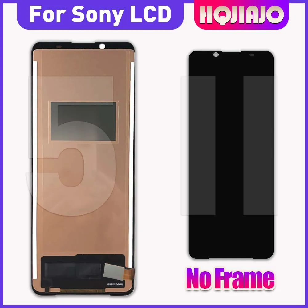61''-lcd-for-sony-xperia-5-ii-so-52a-xq-as52-xq-as62-no-frame-display-touch-screen-digitizer-assembly-replacement-100-tested