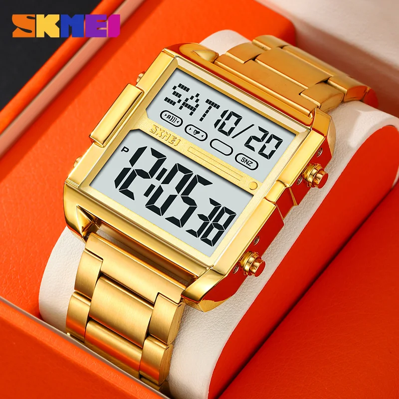 SKMEI 2299 New Sports Leisure Digital Watch Men's Waterproof Date Multi Functional Countdown Men's Electronic Watch Reloj Hombre view 3
