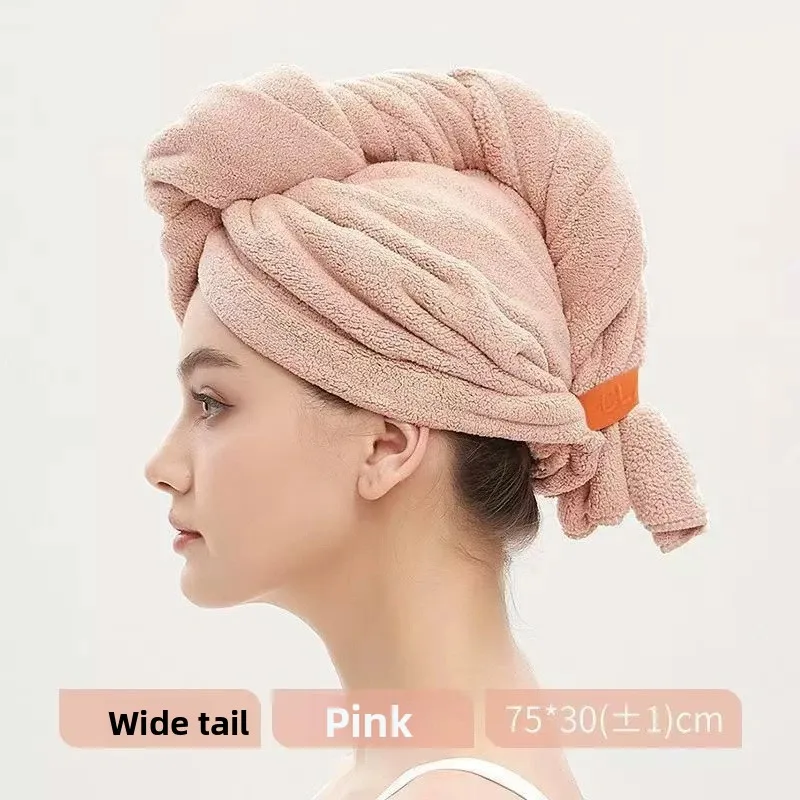 

Шапочка для сухих волос, супер водопоглощающая, быстросохнущая, цельная, новая, годовая, для взрослых женщин, длинные волосы, не выдувная сумка для волос, большое полотенце.