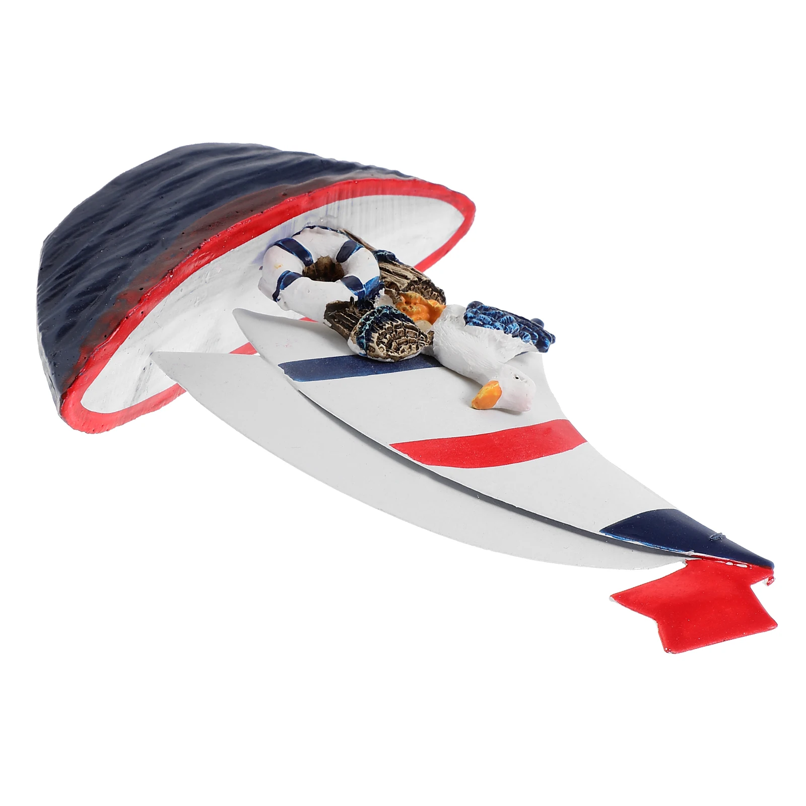 

Unique Wooden Sailboat Decor Safe Design Coastal Bedroom Office Tabletop Art Decoration Modern Sculpture Gift