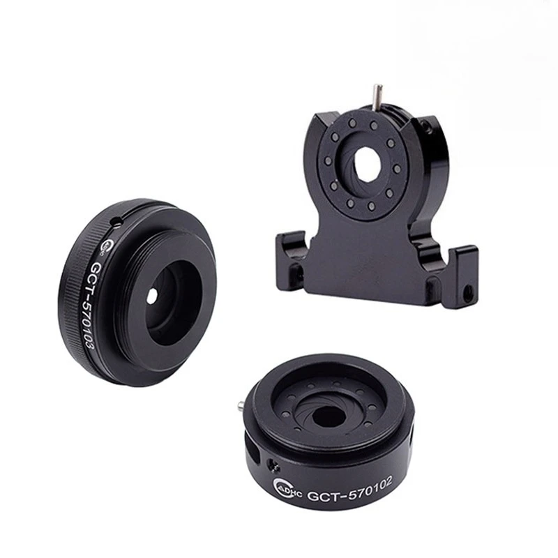 

GCT-57 coaxial adjustable diaphragm, adjustment range: Ø 1-12mm flexible mounting SM1 (1.035 "-40) thread