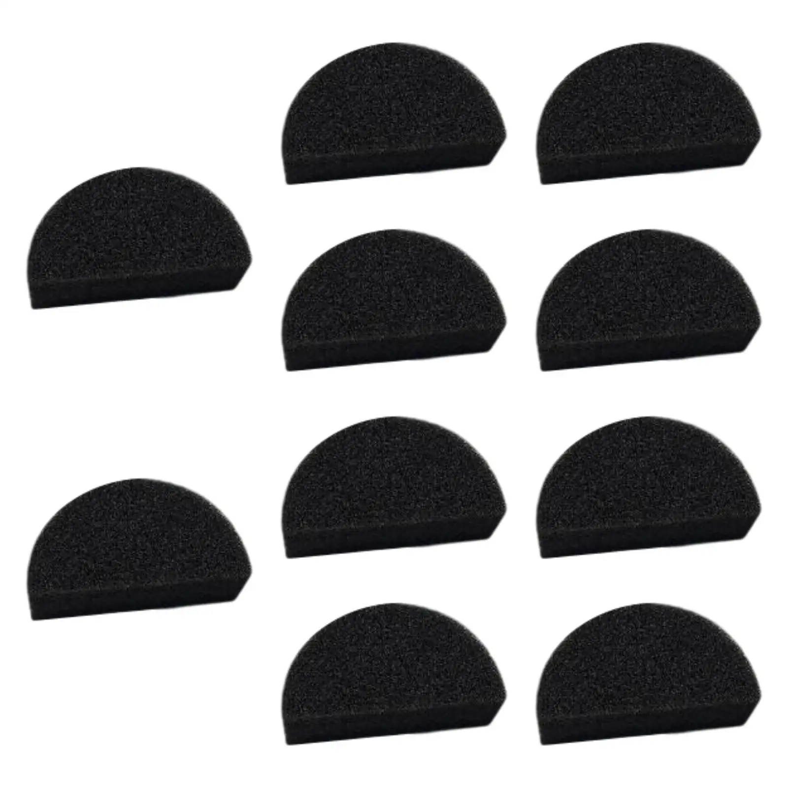 10 Stück Körperbemalungsschwämme, wiederverwendbar, schwarz, für Kinder, hochdichte Gesichtsbemalungsschwämme, Set für Kunstwerke, Halloween, Make-up, Gesichtsbemalung