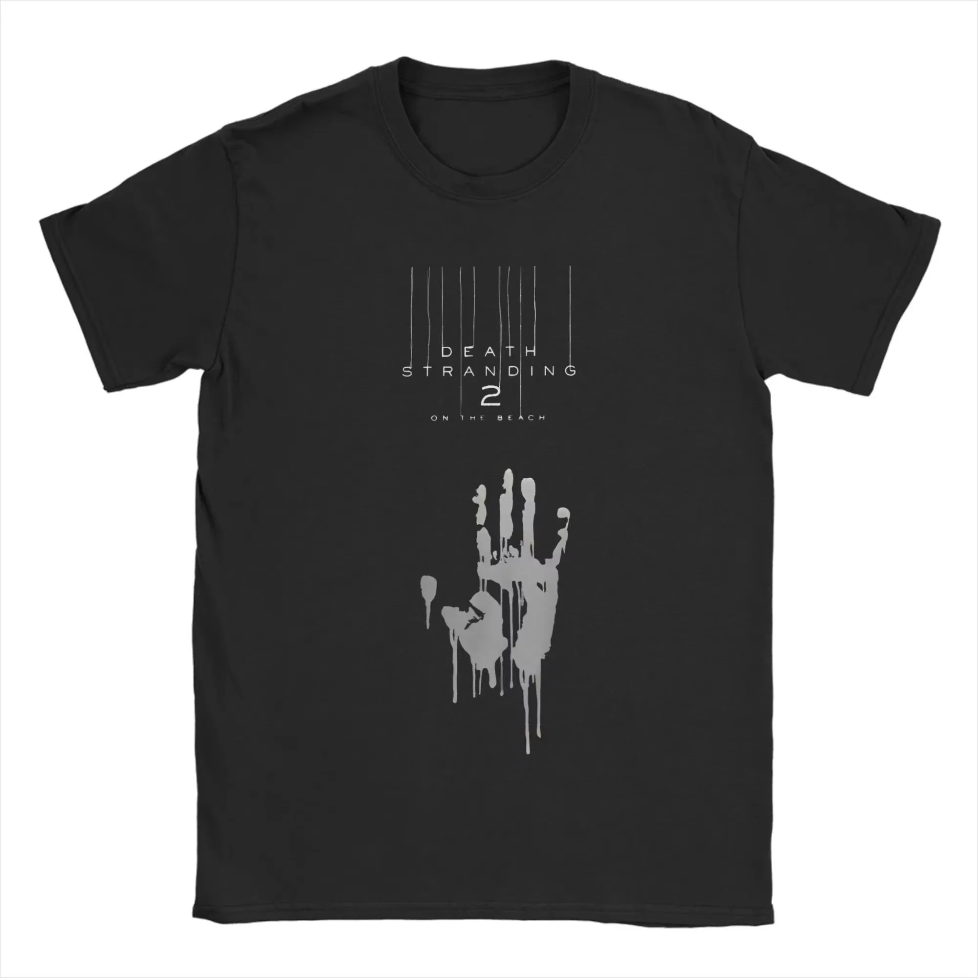 2025 Death Stranding 2 New Series T Shirts Men's Pure Cotton T-Shirts Round Neck Video Game Tees Short Sleeve Clothing Plus Size