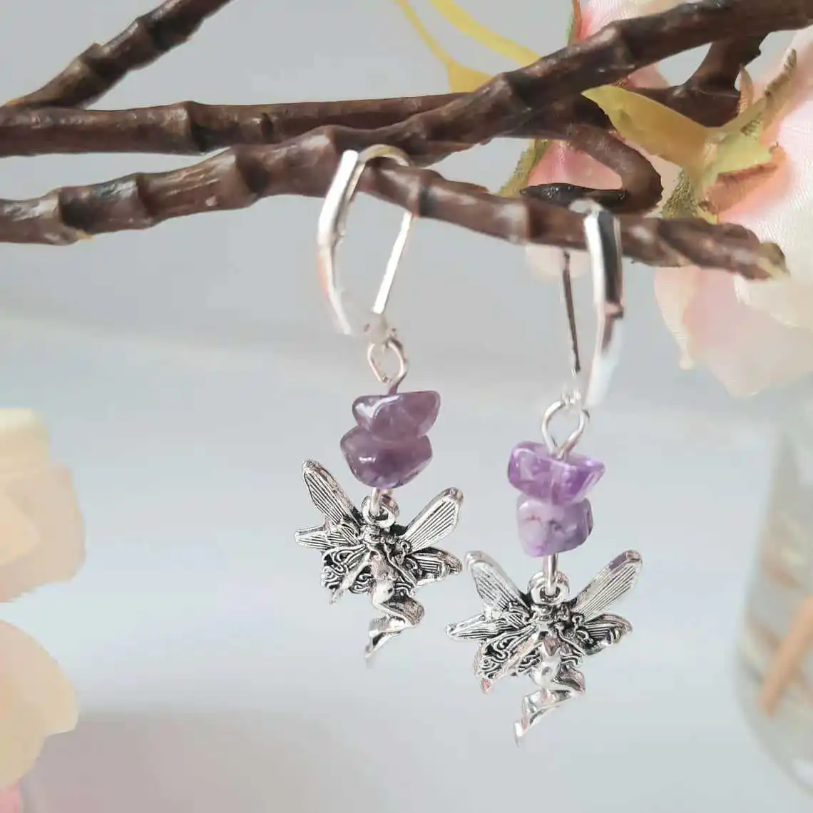 Fairy Crystal Earri…