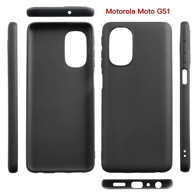 For Motorola Moto G31 Case Matte Slim Soft Silicone Moto G41 Phone Cover For Moto G51 Case Coque Black Motorola G71 Phone Case