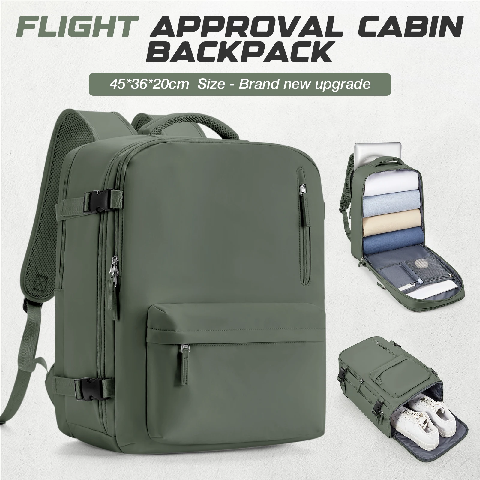 

Рюкзак для ручной клади 45x36x20 для Easyjet, вместительная сумка для ноутбука, подходит для мужчин и женщин