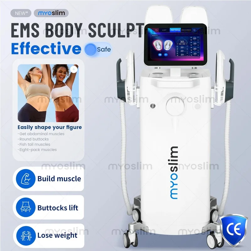 MYoslim 6500W 15Tesla EMS Body Sculpt Muscle Tightening Fat Loss Body Contouring Beauty Slimming Equipment