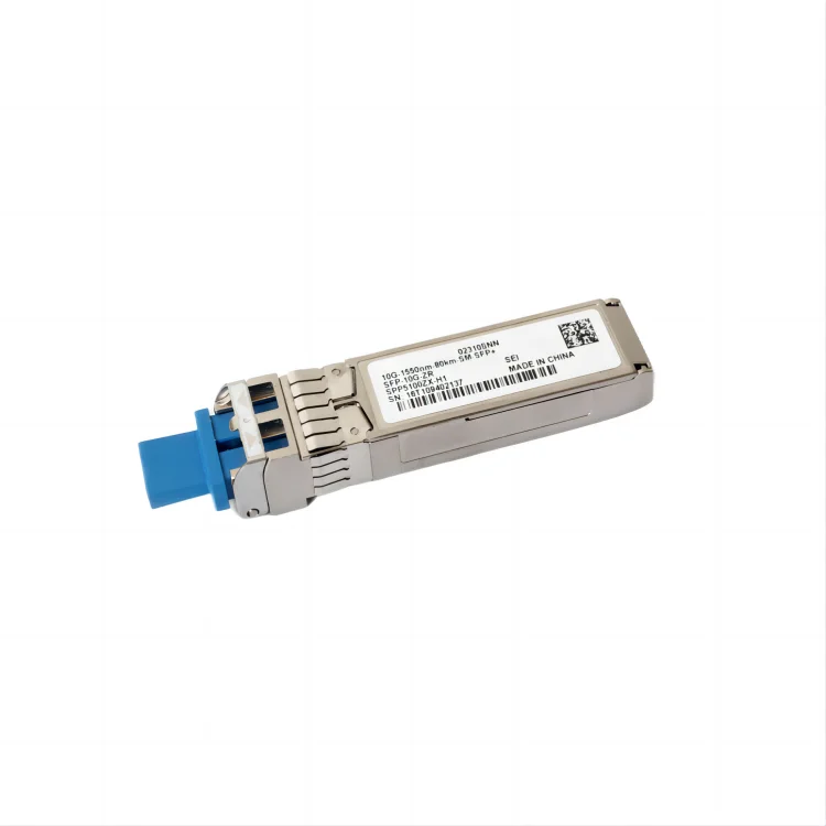 

HW Most Cost effective 10G 1550NM 80KM SM SFP+ DDM Supported Optical Transceivers Module